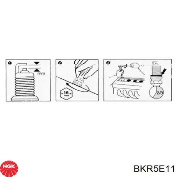 Vela de ignição NGK BKR5E11 preço, a partir de 5,55 USD