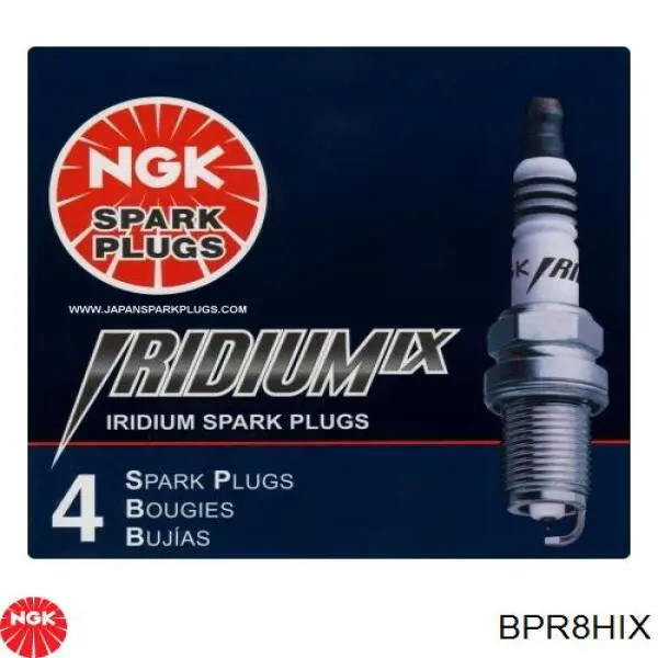 Vela de ignição BPR8HIX NGK