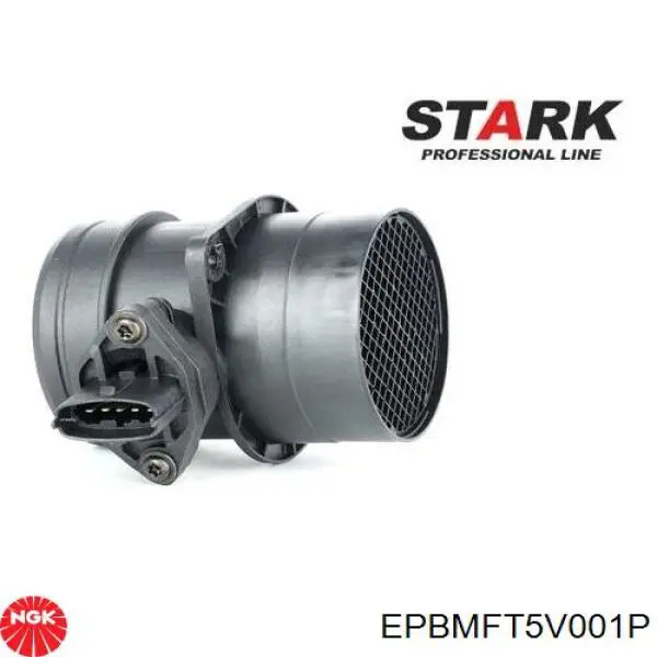 Sensor de fluxo (consumo) de ar, medidor de consumo M.A.F. - (Mass Airflow) EPBMFT5V001P NGK