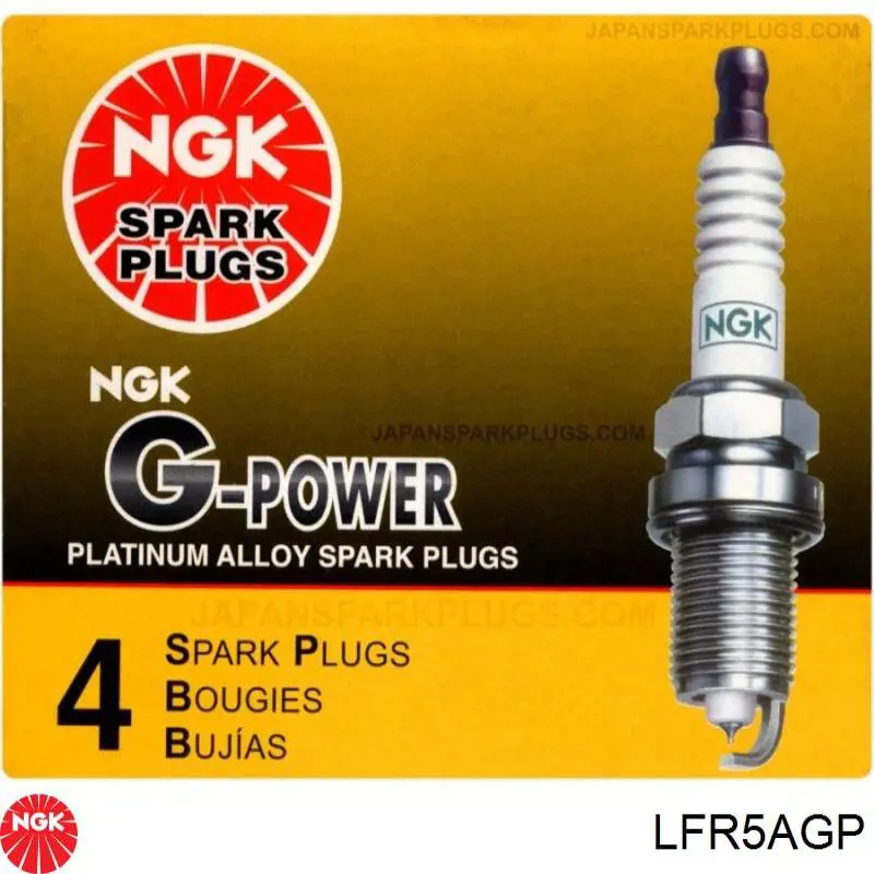 Vela de ignição LFR5AGP NGK