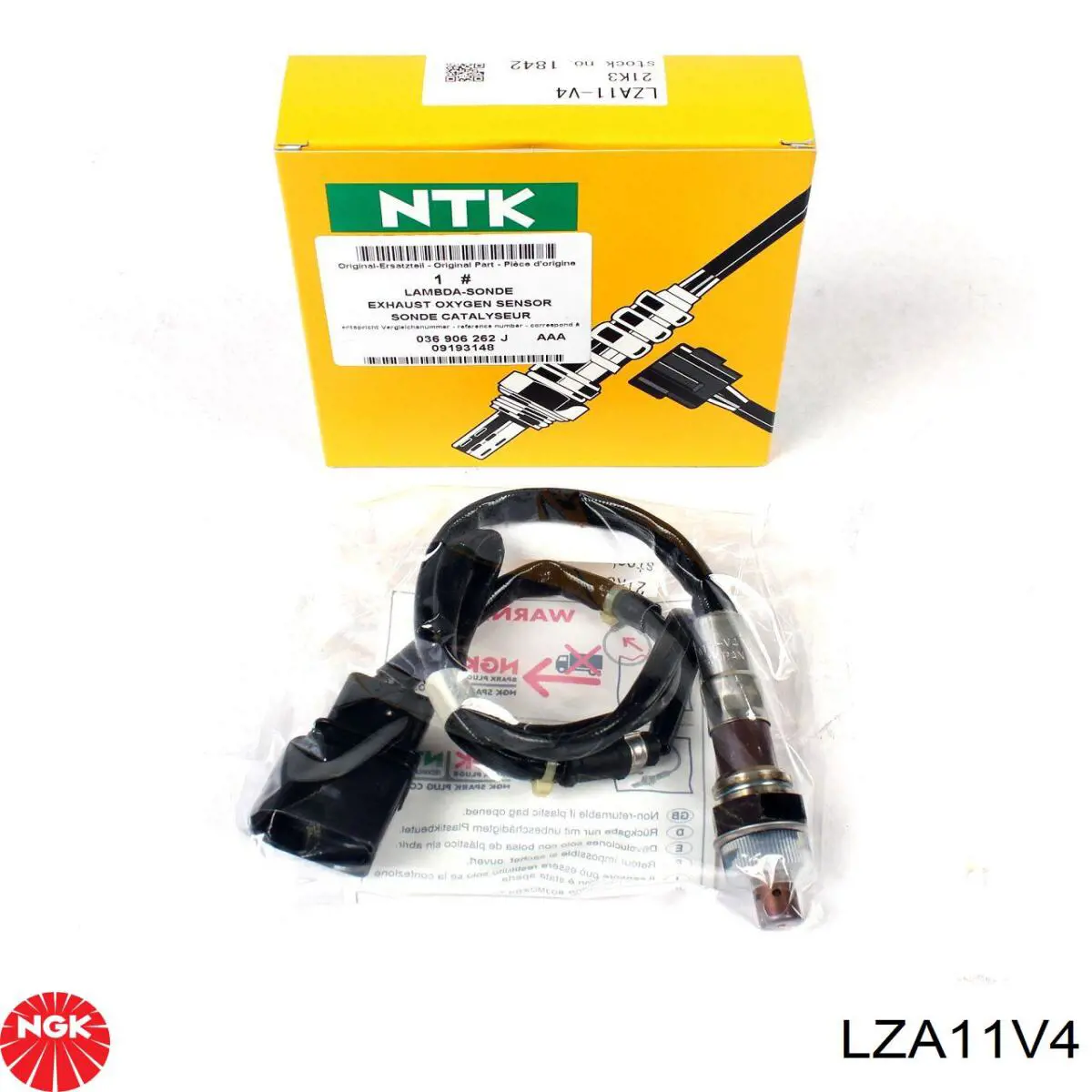 LZA11V4 NGK Sonda lambda, sensor de oxigênio até o catalisador