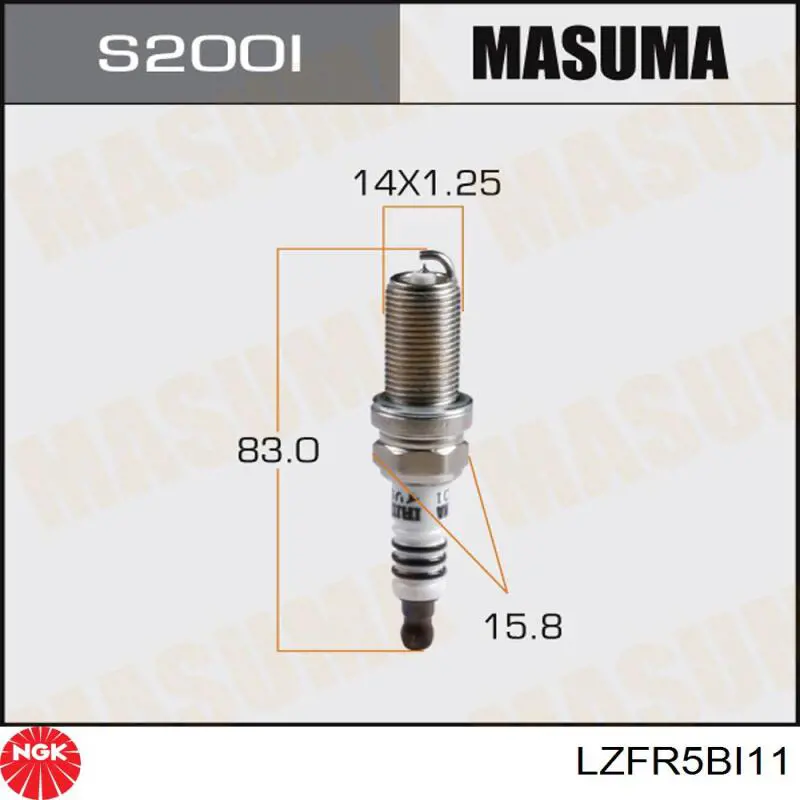 Vela de ignição NGK LZFR5BI11 preço, a partir de 24,73 USD