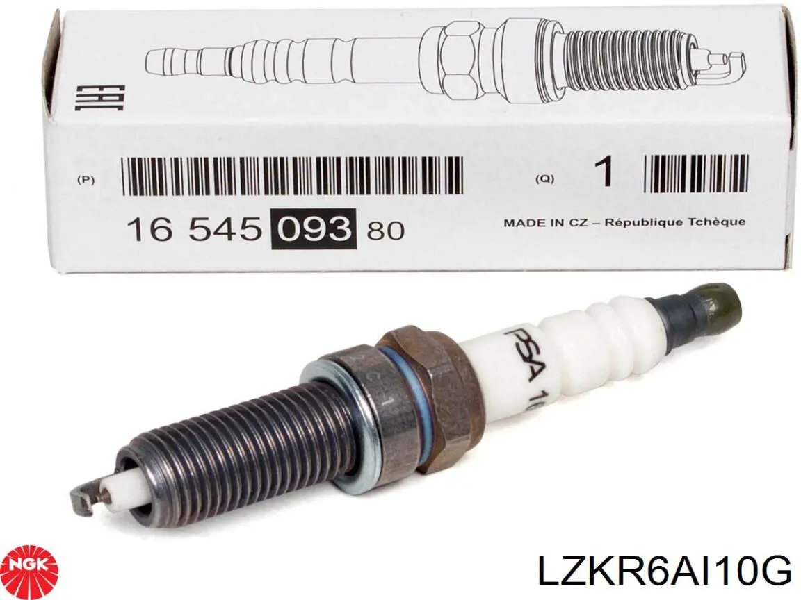Vela de ignição NGK LZKR6AI10G