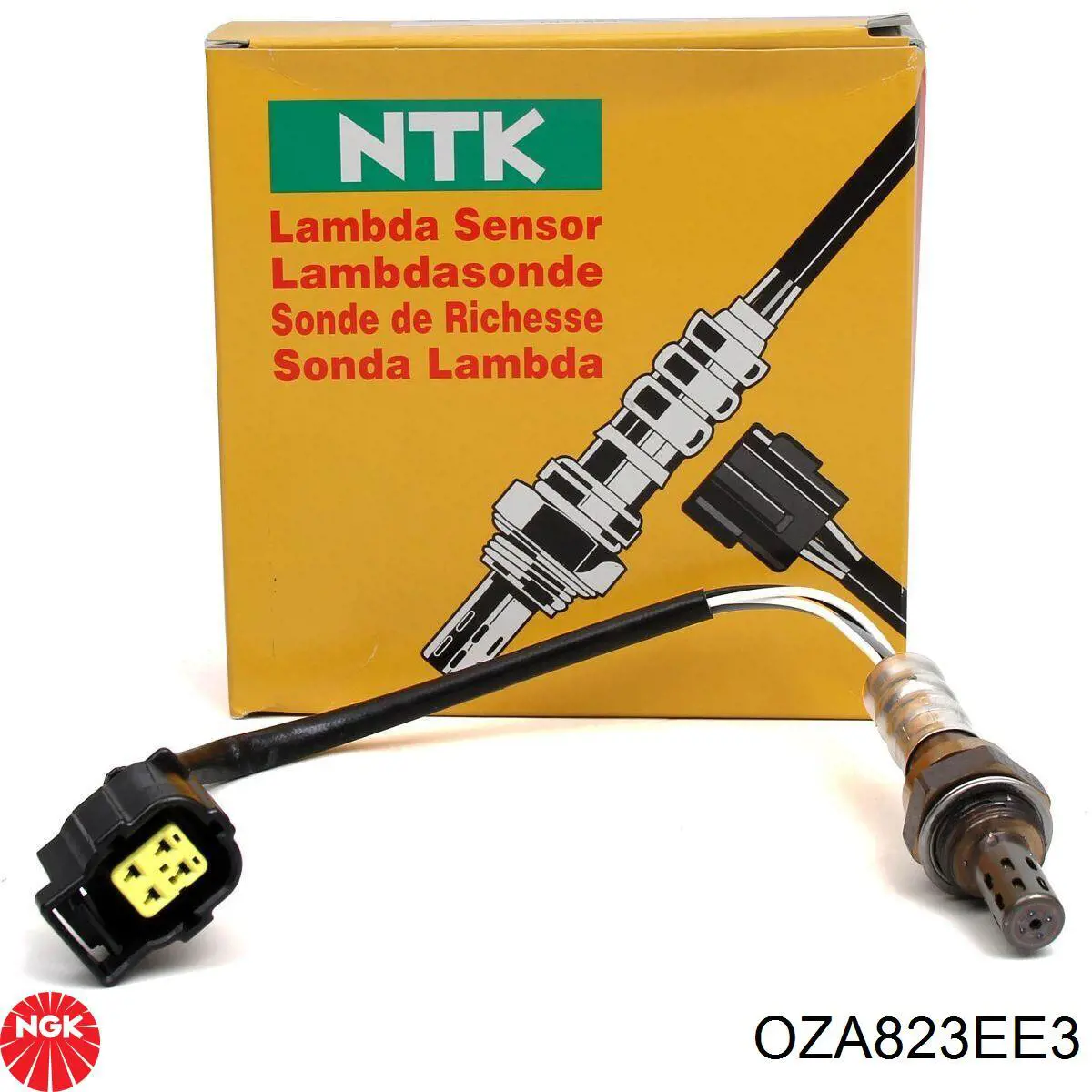 OZA823EE3 NGK Sonda lambda, sensor de oxigênio