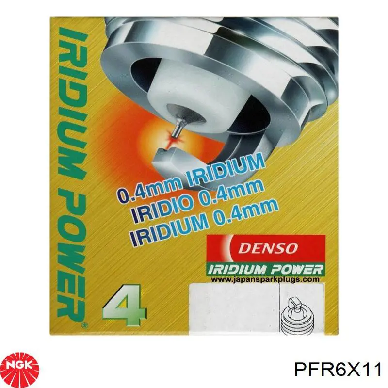 Vela de ignição PFR6X11 NGK