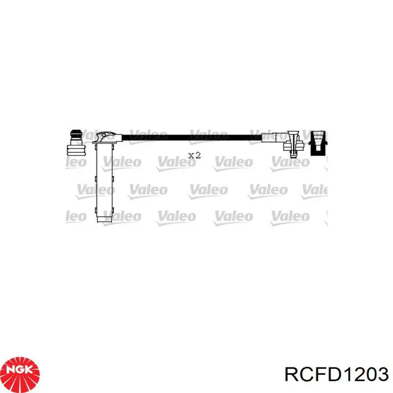 Compre RCFD1203 NGK Fios de alta voltagem, kit