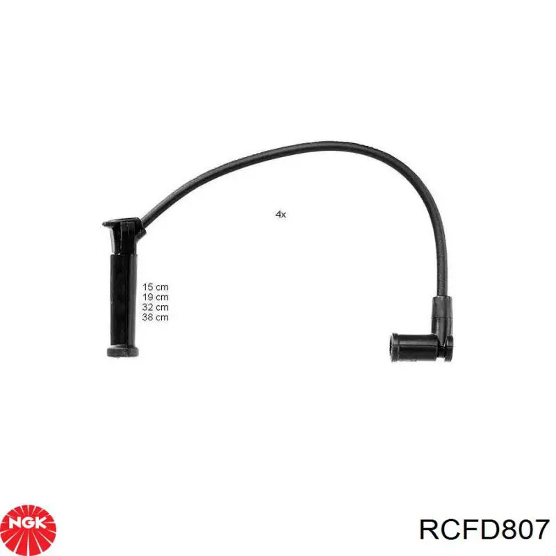Fios de alta voltagem, kit NGK RCFD807 preço, a partir de 28,78 USD