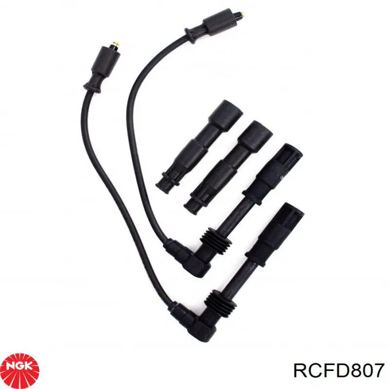 Fios de alta voltagem, kit RCFD807 NGK