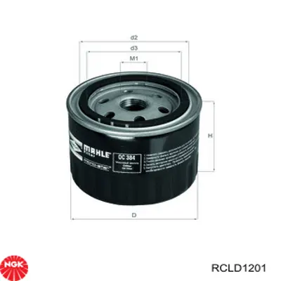 Compre RCLD1201 NGK Fios de alta voltagem, kit