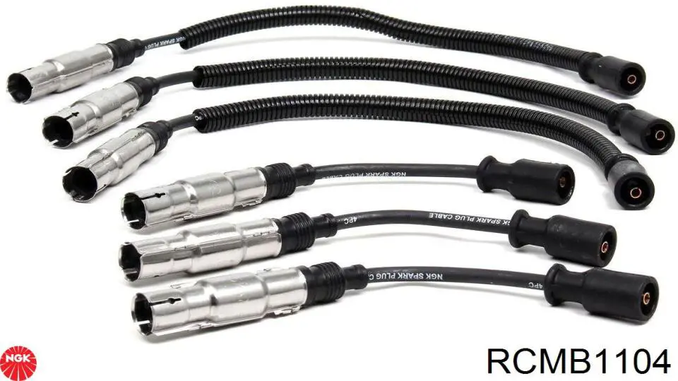RCMB1104 NGK Fios de alta voltagem, kit