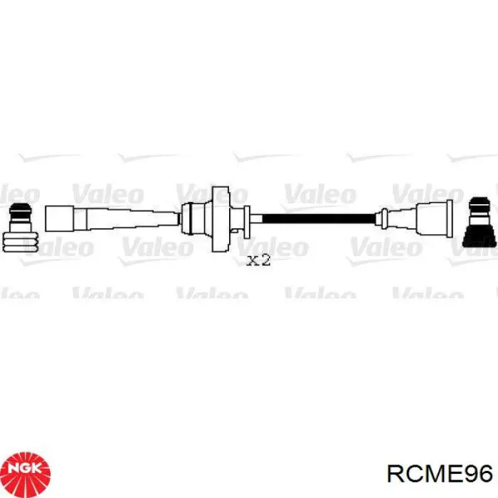 Compre RCME96 NGK Fios de alta voltagem, kit