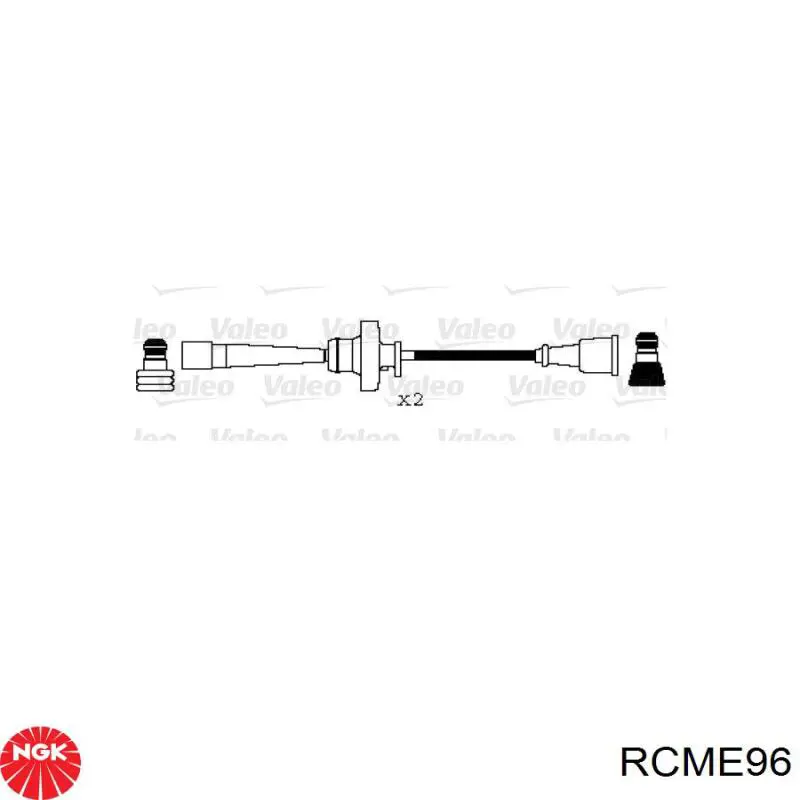 RCME96 NGK Fios de alta voltagem, kit