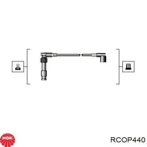 Fios de alta voltagem, kit NGK RCOP440 preço, a partir de 28,52 USD