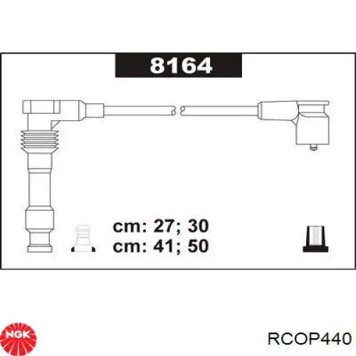 Compre RCOP440 NGK Fios de alta voltagem, kit