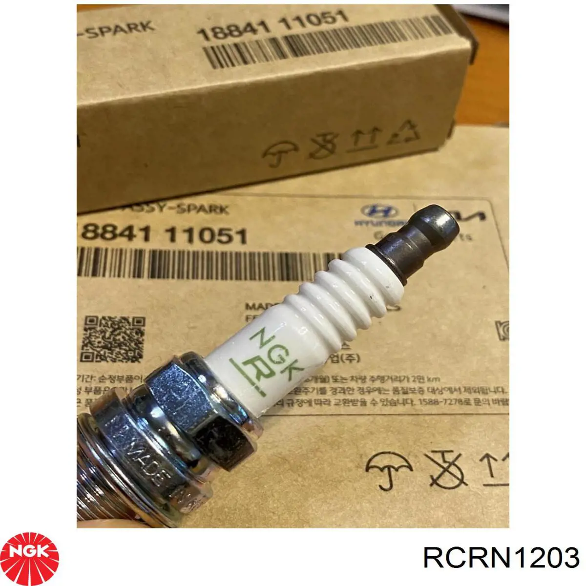 RCRN1203 NGK Fios de alta voltagem, kit