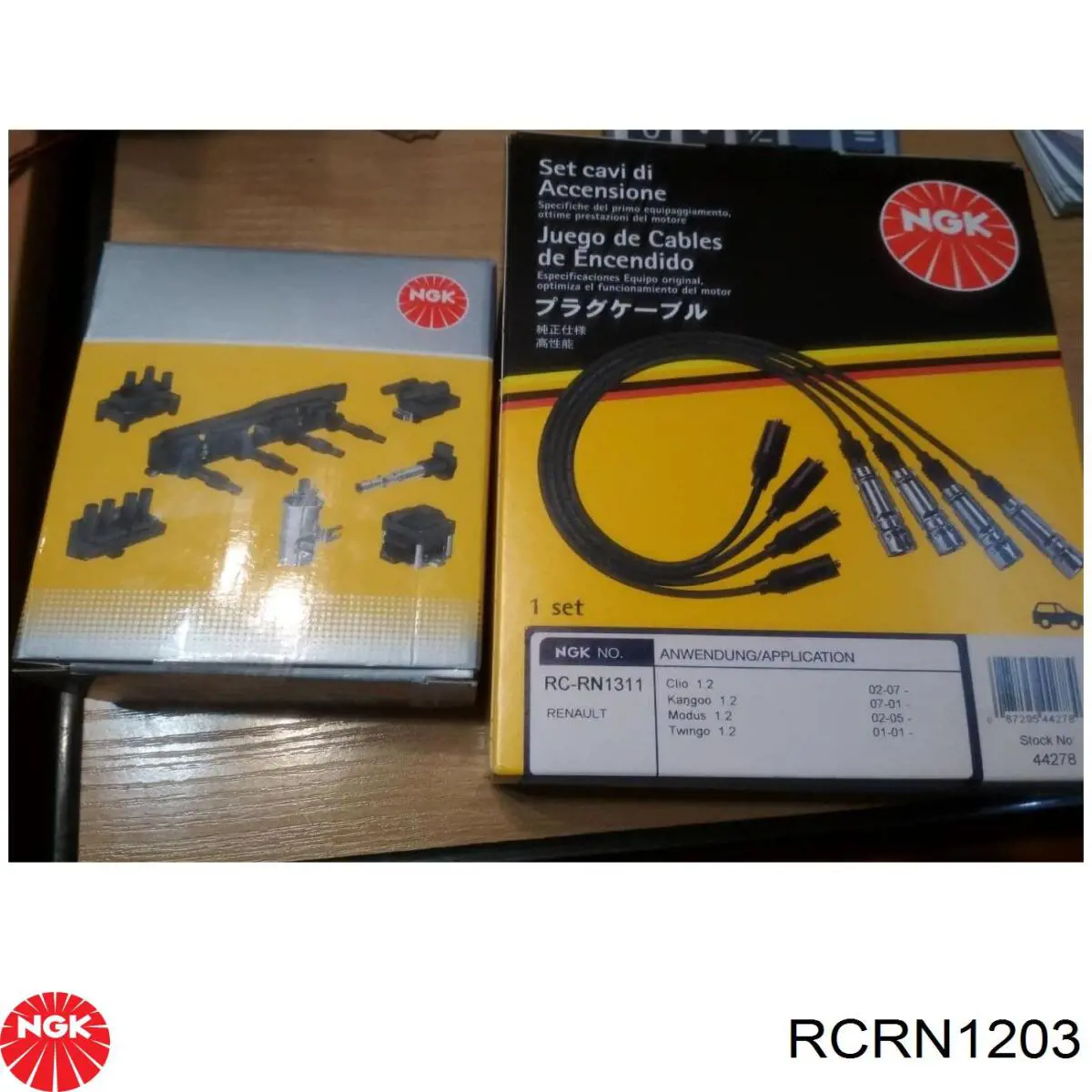 RCRN1203 NGK Fios de alta voltagem, kit
