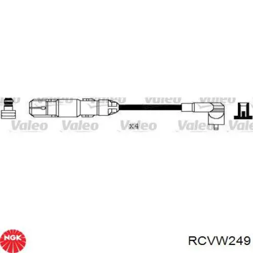 Compre RCVW249 NGK Fios de alta voltagem, kit