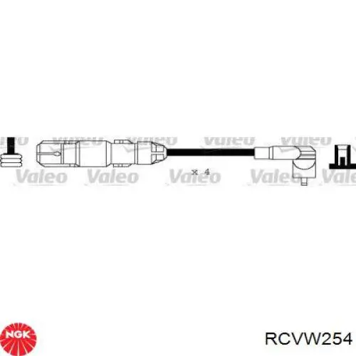 Fios de alta voltagem, kit RCVW254 NGK