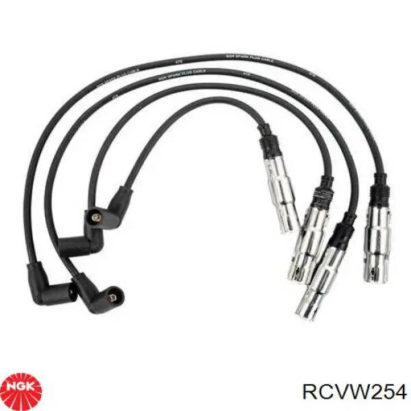 RCVW254 NGK Fios de alta voltagem, kit