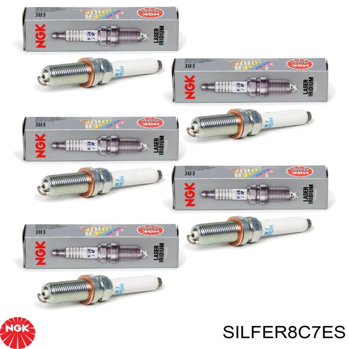 Vela de ignição NGK SILFER8C7ES preço, a partir de 42,42 USD