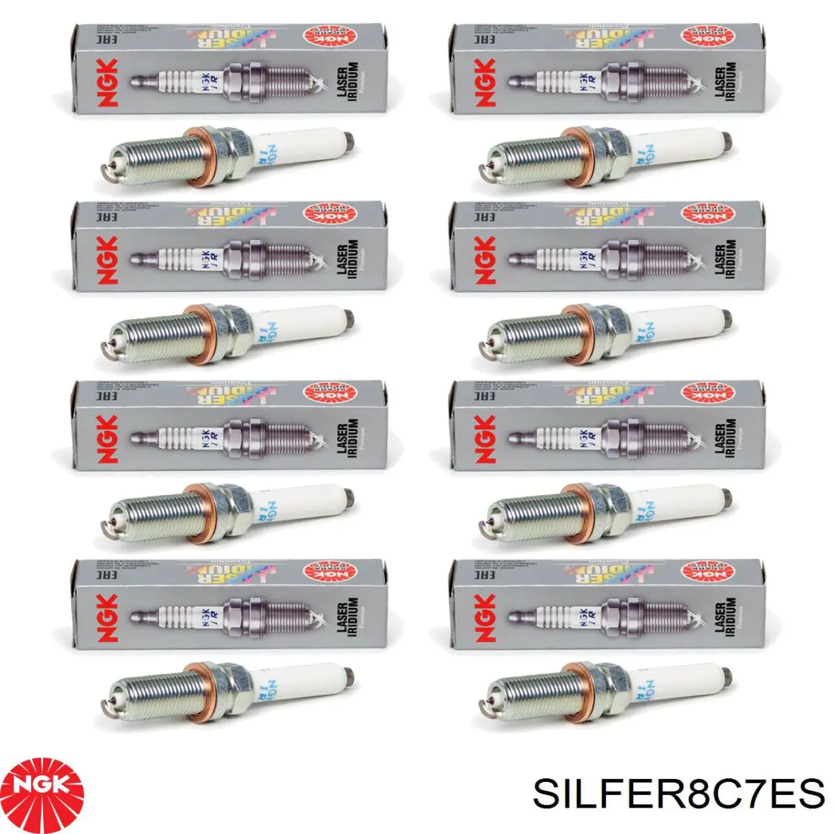 Vela de ignição NGK SILFER8C7ES