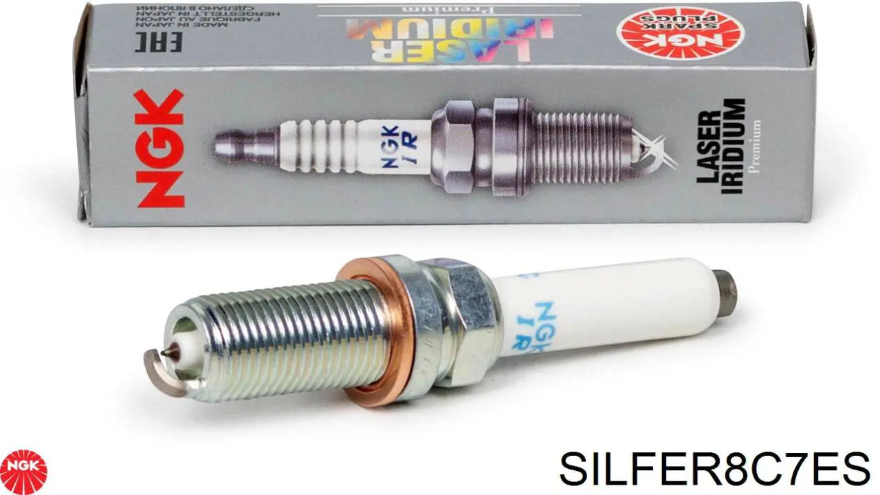 Vela de ignição SILFER8C7ES NGK