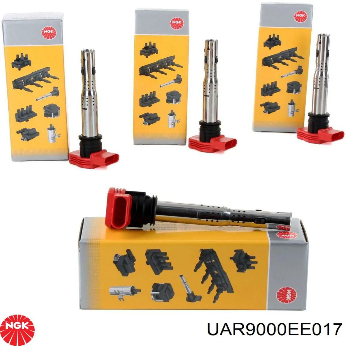 Sonda lambda, sensor de oxigênio até o catalisador UAR9000EE017 NGK