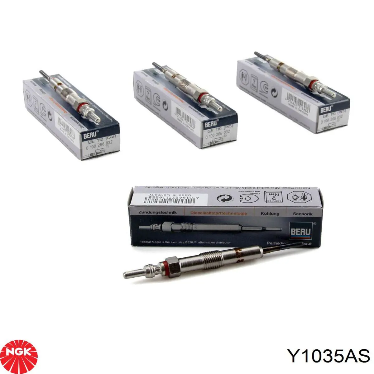 Vela de incandescência Y1035AS NGK