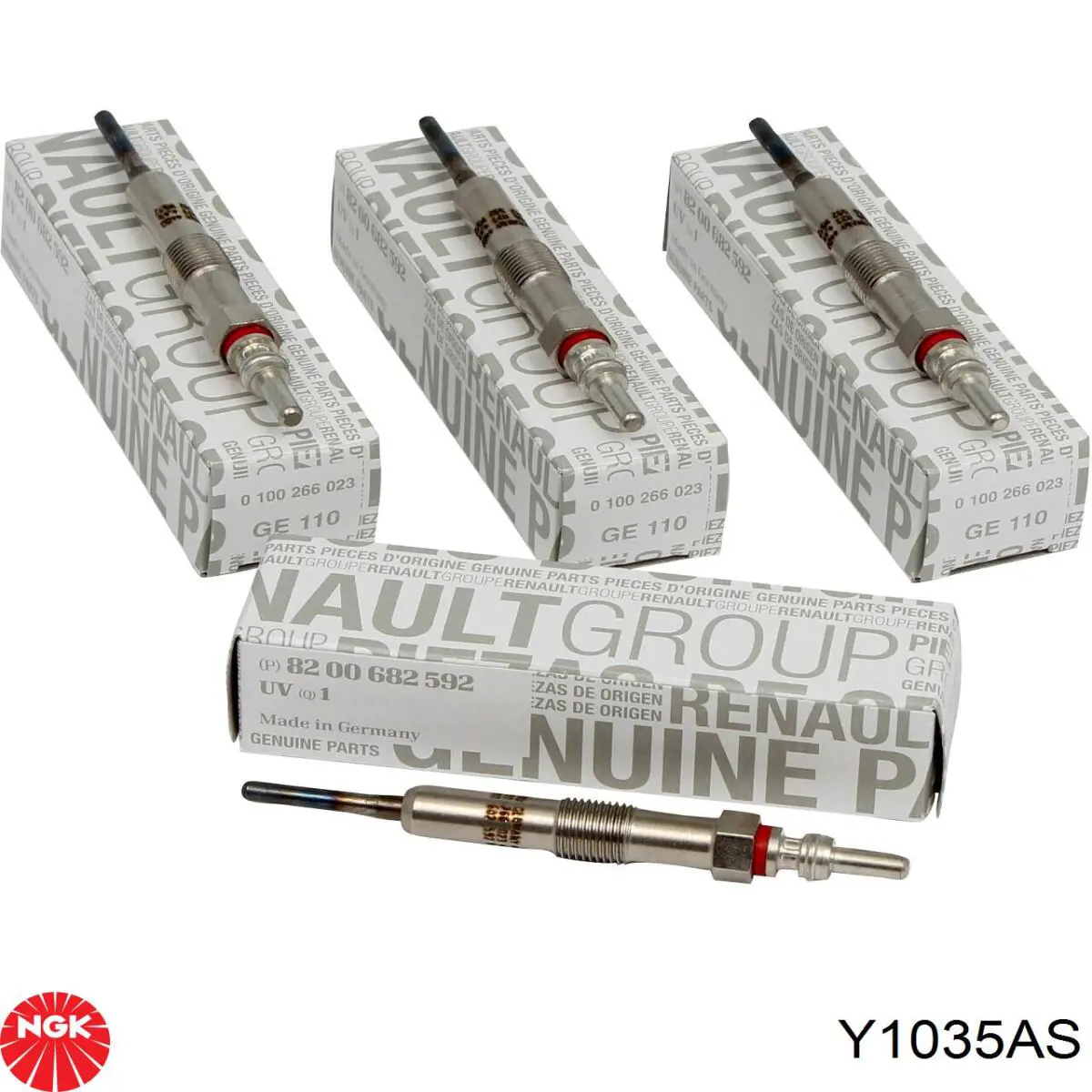 Compre Y1035AS NGK Vela de incandescência