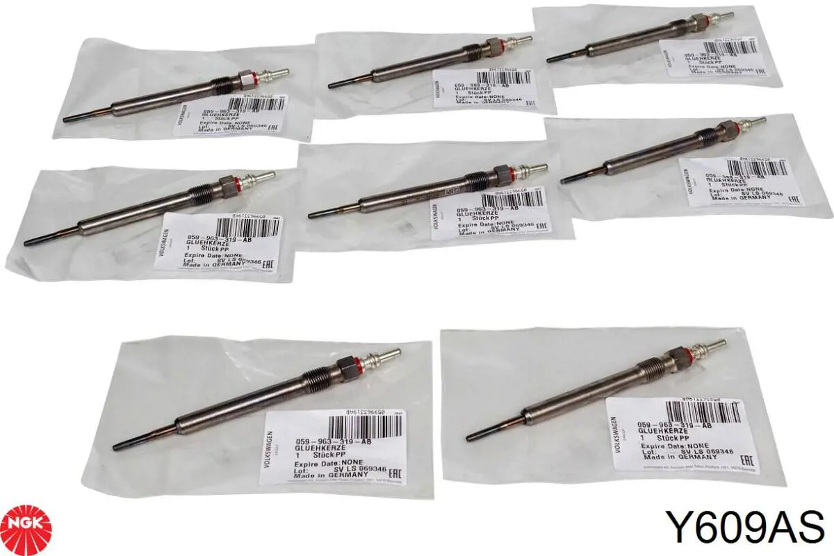 Vela de incandescência NGK Y609AS preço, a partir de 10,85 USD
