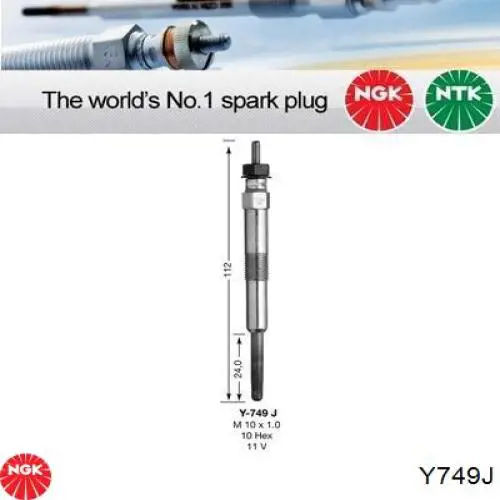 Vela de incandescência NGK Y749J preço, a partir de 16,67 USD