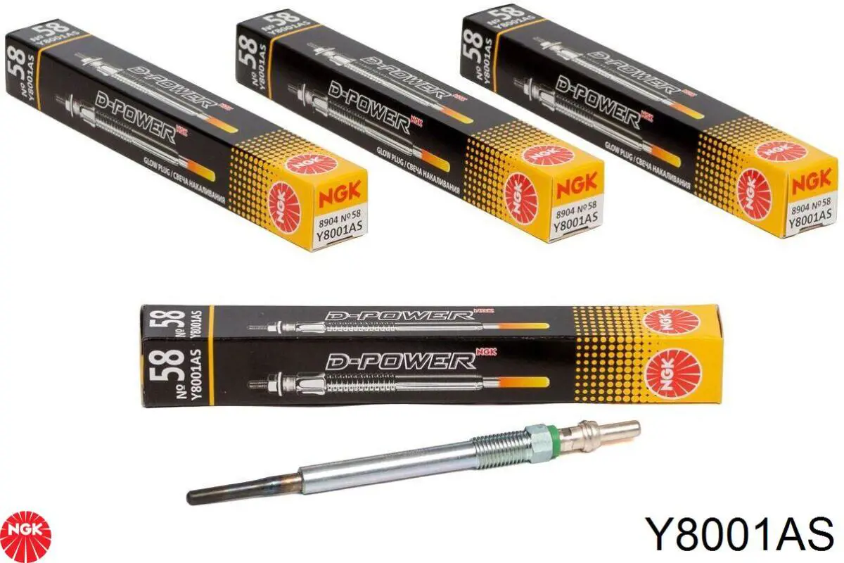 Compre Y8001AS NGK Vela de incandescência
