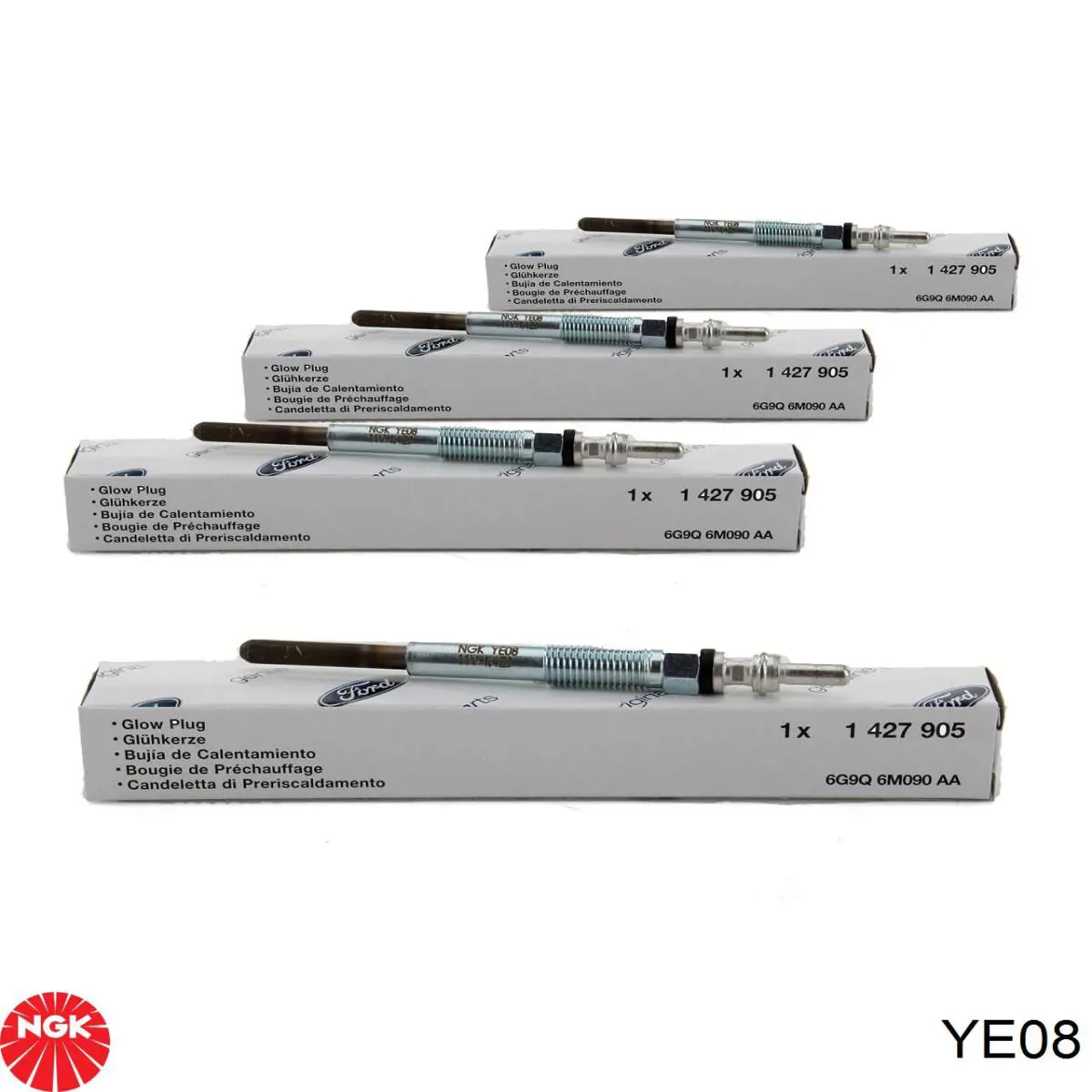 YE08 NGK Vela de incandescência