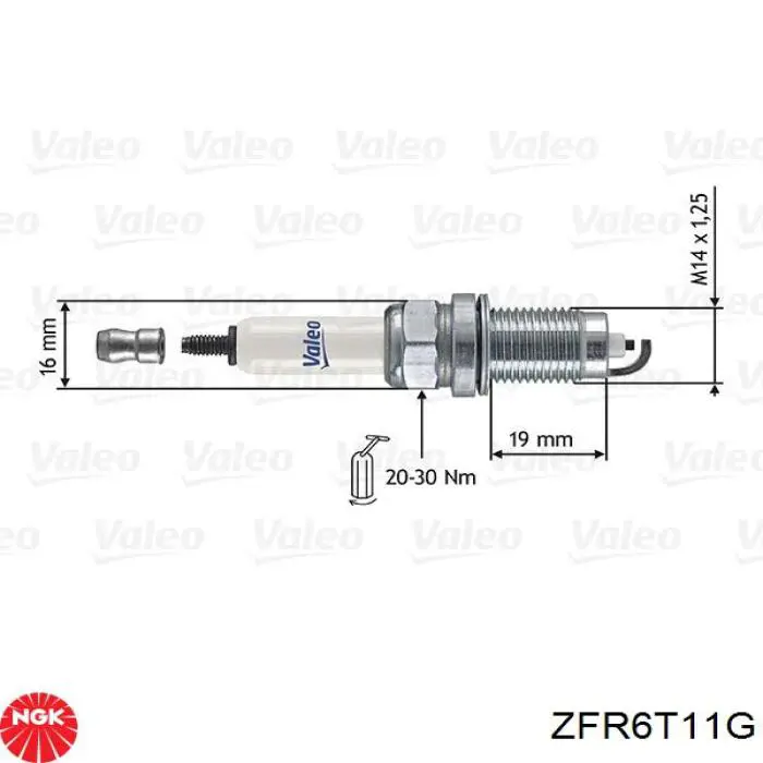 Compre ZFR6T11G NGK Vela de ignição