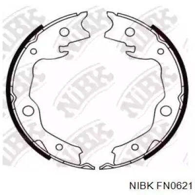 Sapatas do freio de estacionamento Nibk FN0621 preço, a partir de 29,48 USD