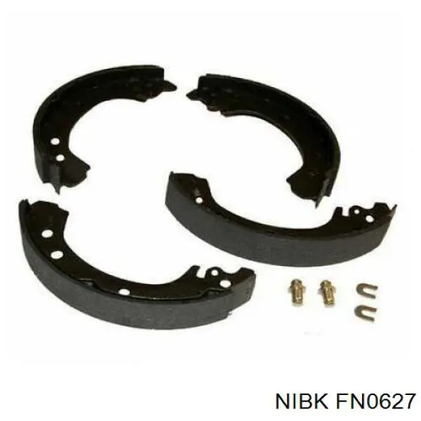 Compre FN0627 Nibk Sapatas do freio traseiras de tambor