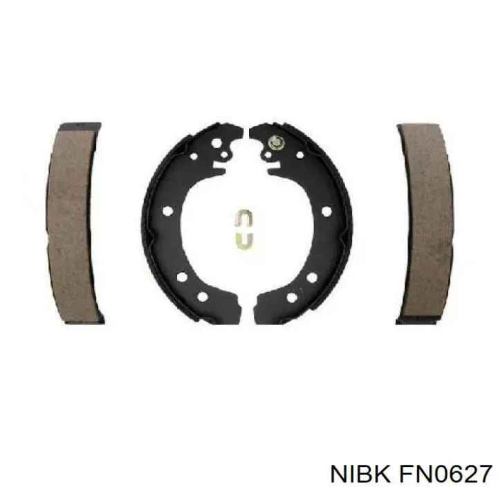 Sapatas do freio traseiras de tambor Nibk FN0627 preço, a partir de 38,12 USD