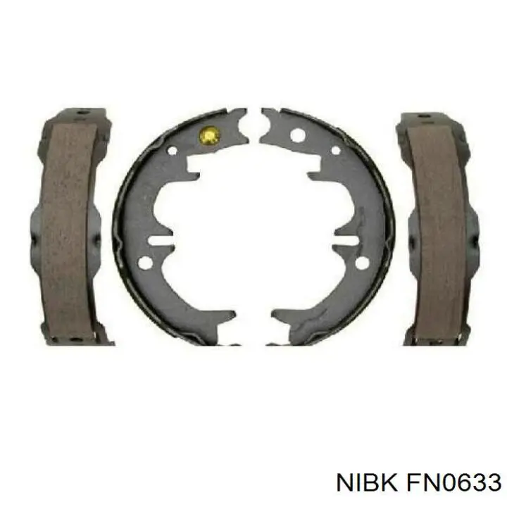 Sapatas do freio de estacionamento Nibk FN0633 preço, a partir de 27,25 USD