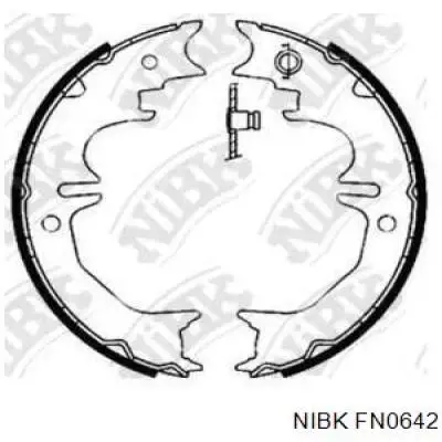Sapatas do freio de estacionamento Nibk FN0642 preço, a partir de 20,47 USD