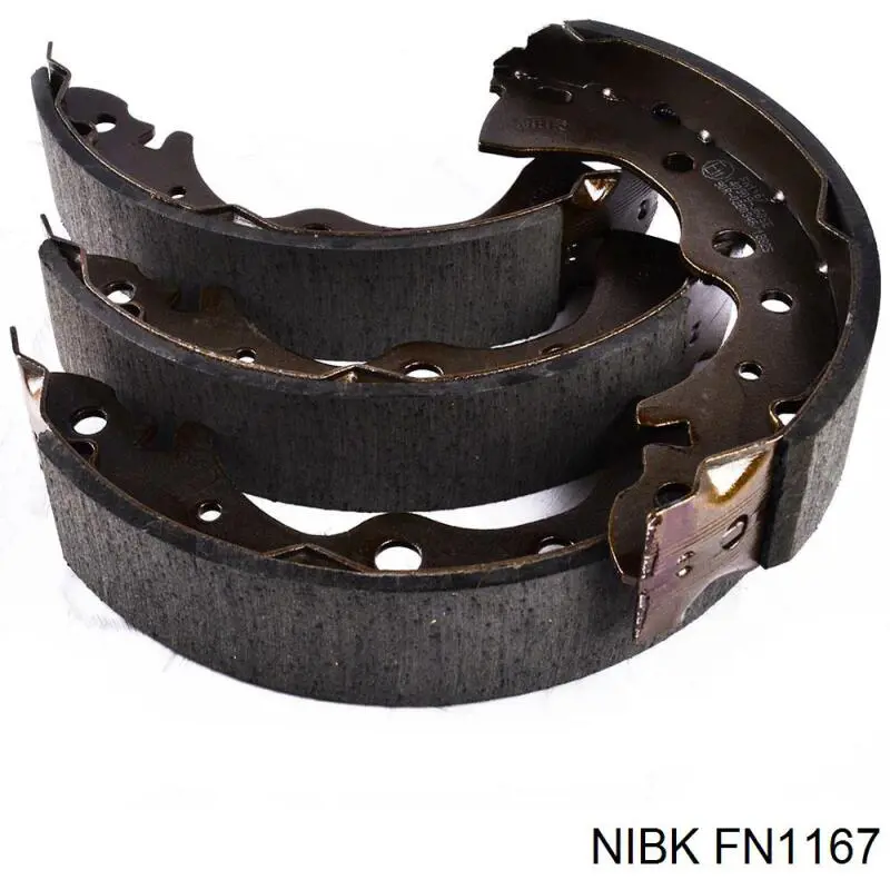 Sapatas do freio traseiras de tambor Nibk FN1167 preço, a partir de 27,70 USD