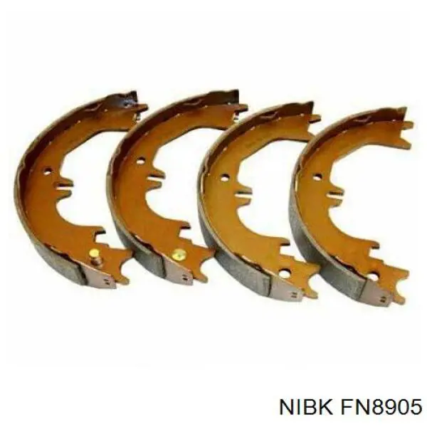 FN8905 Nibk Sapatas do freio de estacionamento