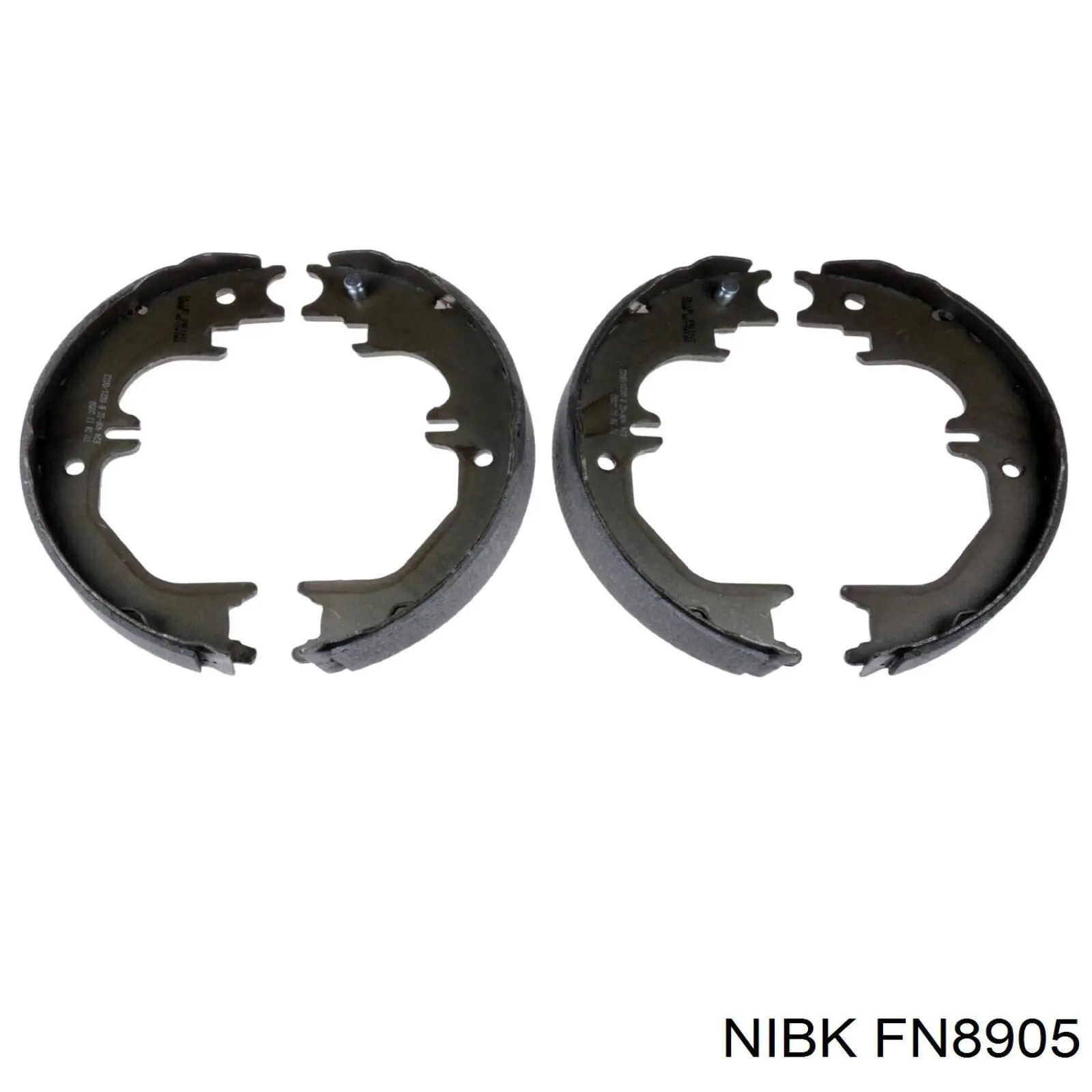 Sapatas do freio de estacionamento FN8905 Nibk