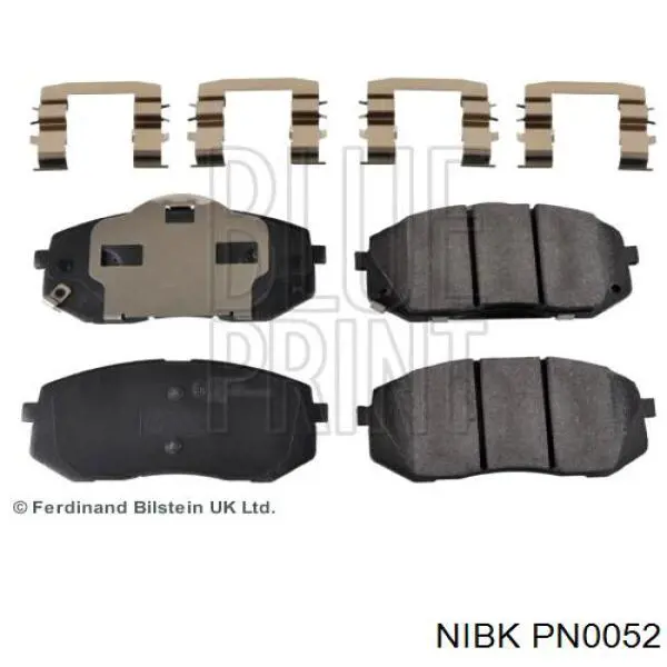 Sapatas do freio dianteiras de disco Nibk PN0052 preço, a partir de 29,43 USD
