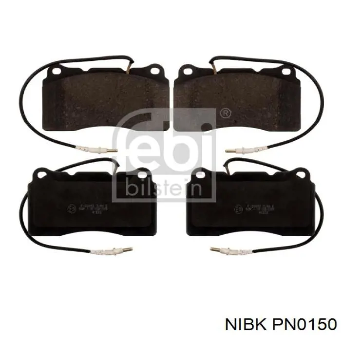 Sapatas do freio dianteiras de disco Nibk PN0150 preço, a partir de 41,03 USD