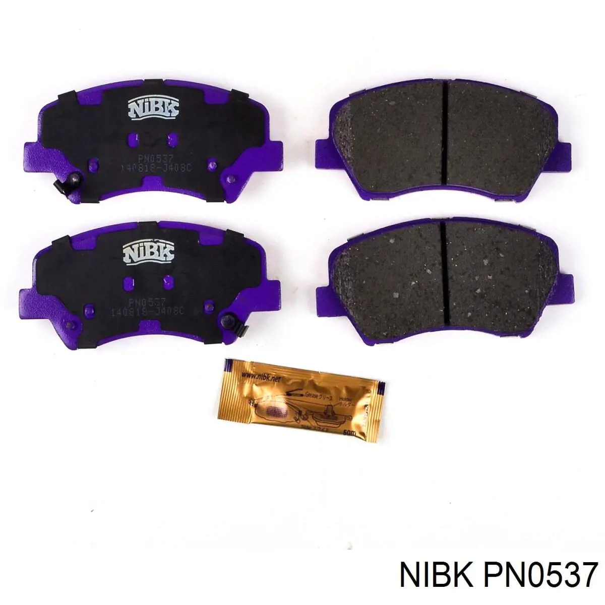 Sapatas do freio dianteiras de disco Nibk PN0537 preço, a partir de 41,48 USD