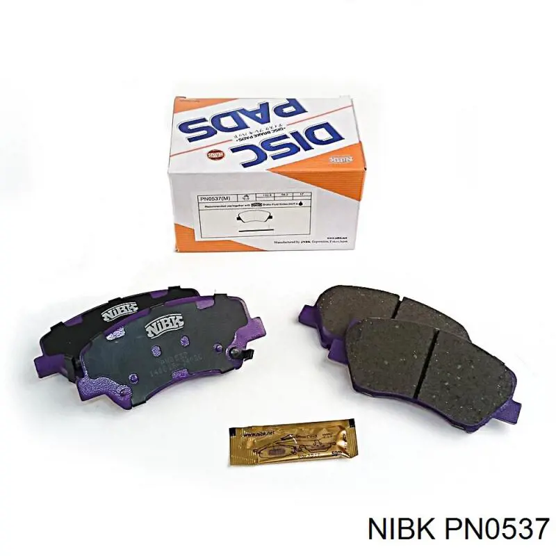 Compre PN0537 Nibk Sapatas do freio dianteiras de disco