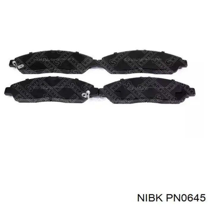 Sapatas do freio dianteiras de disco Nibk PN0645 preço, a partir de 41,04 USD