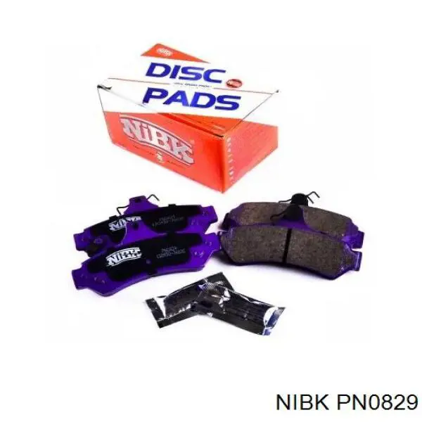Compre PN0829 Nibk Sapatas do freio traseiras de disco