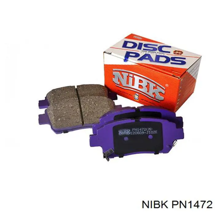 Sapatas do freio dianteiras de disco Nibk PN1472 preço, a partir de 22,17 USD