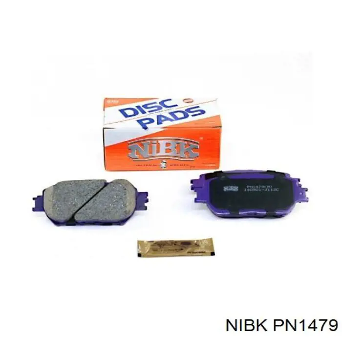 PN1479 Nibk Sapatas do freio dianteiras de disco